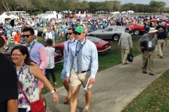 Sunday’s Concours crowd for the largest in recent memory.